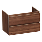 BRAUER Solution Meuble sous vasque 80x45.5x50cm 2 tiroirs Natural Walnut SW393161