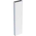 Geberit icon armoire de salle de bain 45x180x15cm 1 porte sans fermeture douce en aggloméré blanc brillant SW637813