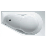 RIHO Yukon ligbad 160x90cm Hoekopstelling links Wit glans SW18743