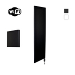 Sanicare HVW Denso Elektrische Radiator - 180x40cm - 948W - wifi - thermostaat - zwart - rechtsonder - mat zwart SW1000754
