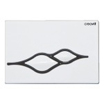 Creavit Ufo Plaque de commande - blanc-noir SW1172821