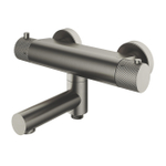 Hotbath Cobber X Thermostatische badmengkraan - geborsteld nikkel (RVS) SW440756