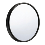 Smedbo Miroir de maquillage avec ventouse verre abs noir diamètre 130 mm noir SW421850