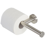 Geesa Nemox Porte-rouleau de papier toilette sans clapet double inox brossé GA70682