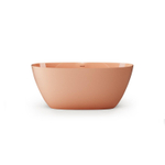Zeza Element Vrijstaand Bad - 145x71x60cm - solid surface - glans peach (roze) SW1208799
