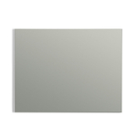 Saniclass Alu Miroir 90x65x2.5cm rectangulaire sans éclairage aluminium SW2193