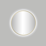 Best Design Nancy Venise Miroir avec éclairage LED rond 60cm Doré mat SW373289