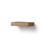 Looox Wood collection Wooden Base plan vasque en chêne mini 40x23x7cm chêne old grey SW108686