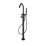 Wiesbaden Caral Mitigeur thermostatique baignoire sur pied mat noir SW385097