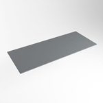 Mondiaz TOP 41 Plan sous vasque - 100x41x0.9cm - compatible comme plan de meuble - solid surface - Plata SW1018597