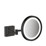 Hansgrohe Addstoris make-up spiegel led 3x vergroting mat zwart SW651621