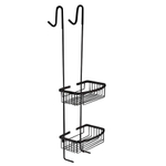 Best Design Rome Steinhof Nero étagère de douche suspendue noir mat SW280253