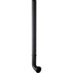 Geberit inbouwaansluitbocht - voor verbinding naar urinoir - D32 - L - 40cm - inkortbaar - PE - zwar - zwart 0700026