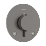 Hansgrohe Ecostat comfort inbouwthermostaat 2 functie brushed black chrome SW1388093