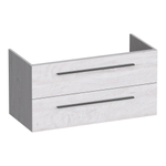 BRAUER Trust wastafelonderkast 100 excl. opbouwgrepen 2 softclose lades en 1 sifon uitsparing - Forest Seashell SW1203896