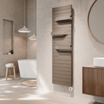 Instamat Freja Badkamerradiator - Elektrisch - 800 Watt - 1437x 600mm - wandconsoles - standaard wit SW1185838
