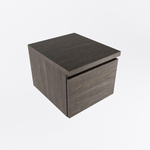 MODULE MONDIAZ BUKLA - 40 cm - avec tiroir - Marron foncé SW704980