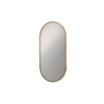 Ink spiegels miroir sp20 ovale dans un cadre en acier 120x60cm or mat SW693126