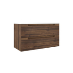Saniclass Prime Balance Meuble sous lavabo - 100x55x44.9cm - 2 tiroirs - Poignée intégrée - MDF - Noyer SW1027168