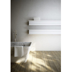 Instamat Serie-T T2H elektrische designradiator 200.6x23cm 1000watt inclusief wandconsoles wit SW793874