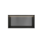 Hotbath &MORE Boîte encastrée ou niche encastrée 30x60x10cm avec LED IP44 PVD gunmetal brossé SW1246600