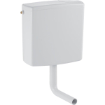 Geberit réservoir pour montage avec 1 bouton de déclenchement pour montage à position basse avec coude chasse D5044mm blanc SW105886