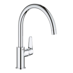 GROHE BauCurve Keukenkraan - hoog - draaibare uitloop - chroom SW225316