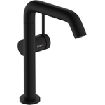 Hansgrohe Tecturis s Eengreeps wastafelkraan - 210 Fine - coolstart - met draaibare uitloop en PushOpen - afvoerplug - mat zwart SW918532