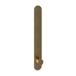 Hotbath Cobber Afbouwdeel inbouwthermostaat - met 3 pushbuttons verticale plaatsing - geborsteld messing goud SW229960