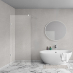 Aqua Vista Galatina Zijwand - 90x200cm - excl. montageset - helder glas SW1185772