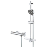 GROHE Precision Feel mitigeur thermostatique de douche avec ensemble barre de douche Chrome SW707017