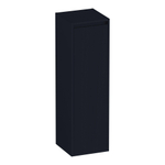 BRAUER Adore Wavy hoge kast - 120x35x35cm - 1 deur - rechtsdraaiend - greeploos - mat zwart SW1208843