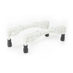 Villeroy & Boch Toebehoren kunststof badpoten set a - 2 stuks - mat wit 0949639