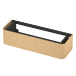 INK Concept R Wastafelonderkast - 140x45x35cm - 1 lade - opliggende grepen - afgeronde hoeken - MDF - light veneer SW1405509