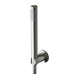 Hotbath Archie Support mural avec douchette et flexible 150cm inox SW230358