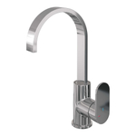 Brauer Chrome Edition Robinet lavabo rehaussé avec bec rotatif et poignée type R2 ColdStart Chrome poli SW397986