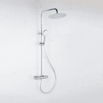 Adema Sparkle 2.0 regendoucheset – thermostatisch – Ø30 cm hoofddouche – 3-standen handdouche – glijstang 89,5 cm – chroom SW773197