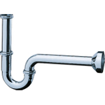 Hansgrohe Sifon 1.1/4inch avec rosace incluant tube mural Laiton Chrome SW116452