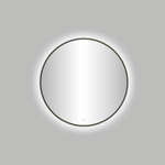 Best Design Moya Venetië miroir rond Gunmetal incl. éclairage LED Ø 60 cm SW373293