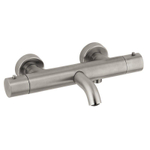 Plieger Napoli robinet de baignoire thermostatique avec inverseur avec raccords cool body inox SW358840