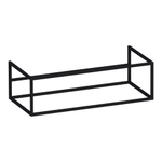 BRAUER Believe Meuble sous lavabo Frame 100 Noir mat 99x30x45,5cm Inox Noir mat SW228300