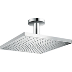 Hansgrohe Raindance E Square douche de tête E 300 Air 1jet EcoSmart avec raccordement plafond 10cm 30x30cm chrome SW157195