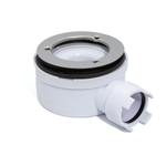 ZEZA Grade Bonde de receveur de douche - universelle - 90mm - 35l par min - sans grille - blanc SW1212366