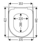Villeroy & Boch O.novo Vita closetzitting - met deksel met softclose met greeprand met quick release wit 1025073