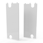 Stelrad jeu de panneaux latéraux pour radiateur type 33 x16cm acier blanc brillant SW202189