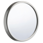 Smedbo Miroir de maquillage avec ventouse argenté verre abs diamètre 90 mm argenté SW421848