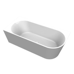 Arcqua Santo Baignoire îlot semi-encastrée 178x80cm acrylique brillant blanc gauche SW857162