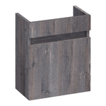 BRAUER Joy fonteinonderkast - 40x45x22cm - 1 deur - greeploos - linksdraaiend - Driftwood SW522732