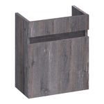 BRAUER Joy fonteinonderkast - 40x45x22cm - met 1 deur greeploos linksdraaiend Driftwood SW522732