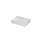INK Unlimited Lavabo - 60x45x11cm - 1 cuve - 1 trou de robinet - porcelaine blanc brillant SB0202011
